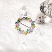 Chaînes en strass de 43 mm plaquées or/argent/gunmetal, boucle en ruban métallique colorée, décorations de chaussures pour femmes, bijoux, vêtements, bricolage
