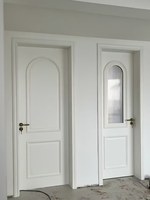 Porte insonorisée en bois massif style ferme, peinte par pulvérisation, avec garantie de 5 ans pour cave à vin, appartement et usage extérieur