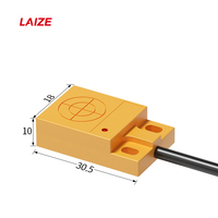 Sensor de desplazamiento de contacto Laize Distancia NPN Sensor de proximidad de inducción electromagnética de metal inductivo a prueba de agua