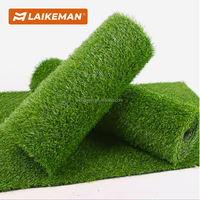 Gazon artificiel ignifuge, protégé contre les UV, gazon synthétique pour terrasse de toit, tapis d'herbe artificielle dense, tapis de luxe pour aménagement paysager