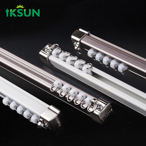 <b>Curtain</b> Rod Set High Quality China Supplier <b>Aluminium</b> Alloy Bendable <b>Curtain</b> Rail <b>Curtain</b> <b>Track</b> Ceiling Mount - Product Image 1