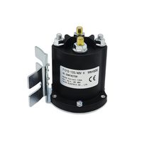 Contacteur DC monophasé 125A 12V 24V 48V en alliage d'argent, relais 1NO pour démarrage de pompe à huile, batterie de camion électrique