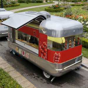 Rimorchio con Postazione Operativa, Mini Food Truck Mobile, Cucina per Frittura Profonda, Ristorante Retrò, Acquista Food Truck - Product Image 1