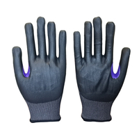 Gants de travail en nitrile micro-mousse résistants aux coupures, niveau A9 ANSI, respirants, antidérapants, pour impression personnalisée sur écran, usage industriel
