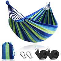 Hamac en coton et polyester coloré personnalisé - Respirant, tissé à la main pour l'extérieur, le jardin, la terrasse et la plage