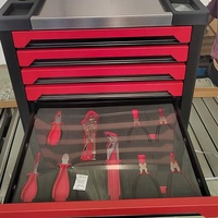 Chariot d'atelier portable robuste à 7 tiroirs avec outils inclus