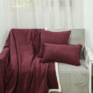 Amity Großhandel individuelles Polyester-<span class=keywords><strong>Nylon</strong></span>-Material Kissenetui solide Farbe Cordulop-Kissenbezug 45 * 45 Sofa dekorativer Kissenbezug - Product Image 1