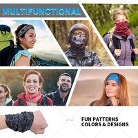 Vente en gros de protection solaire d'été pour l'extérieur, cache-cou rafraîchissant en soie glacée, foulard de pêche multifonction, bandanas magiques