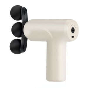Mini masajeador corporal de Fascia de 3 cabezales, dispositivo de relajación de tejido profundo transfronterizo, hombro, cintura, espalda, pierna, pistola de masaje portátil, sincronización - Product Image 1