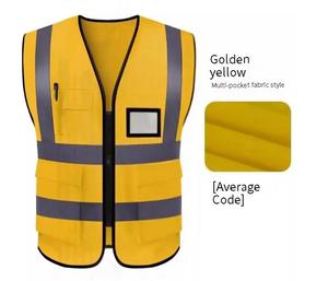เสื้อกั๊กสะท้อนแสง LED พร้อมกระเป๋า  โลโก้สั่งทำได้  ระบายอากาศได้ดี  ผลิตจากโพลีเอสเตอร์  เสื้อผ้าเพื่อความปลอดภัยสะท้อนแสง - Product Image 5