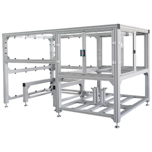 Profilé d'extrusion en <span class=keywords><strong>aluminium</strong></span> anodisé de grande taille industriel 80*80 8080, traité mécaniquement, coupé et plié - Product Image 3