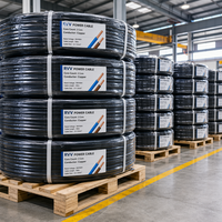 Cable de Distribución de Energía Industrial con Conductor de Cobre Desnudo Trenzado y Aislamiento de PVC, 2 Hilos, 2x0.75, 2x1.5, 2x2.5, 2x4.0, 2x6.0