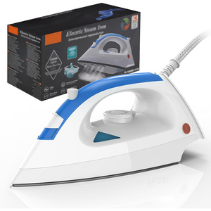 Fer à vapeur professionnel en céramique électrique 1200W, arrêt automatique, puissant, portable, petit fer à sec pour usage domestique - Product Image 1