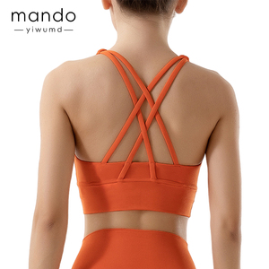 Soutien-gorge de sport croisé à impact élevé pour femmes avec ascenseur maximal rembourré Fitness Yoga Wear XS Size Spandex Doublure Pilates Training - Product Image 3
