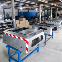 Auvent de benne rétractable en aluminium étanche pour Toyota Vigo Double Cabine & Couvre-benne & Bâche de benne & Topper de camion