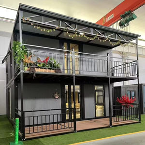 Rumah kontainer baja 20 kaki 30 kaki 40 kaki, rumah kontainer baja dengan 3 kamar tidur untuk hotel dan kantor - Product Image 1