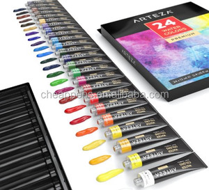 Ensemble de stylos à peinture en tube d'aluminium Bonvada 24 couleurs à l'huile de bonne qualité pour le dessin artistique sur toile - Product Image 3