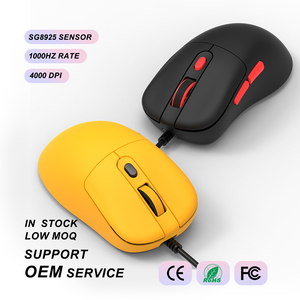 เมาส์สำหรับเล่นเกมแบบมีสาย RGB ประสิทธิภาพสูง Sg8925 เซ็นเซอร์ 7 ปุ่ม 4000 ดีพีไอสำหรับผู้ใช้มือขวาเดสก์ท็อปและแล็ปท็อป X-51 - Product Image 1