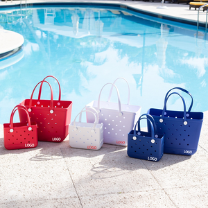 Bolsa de Playa de Goma Personalizada al por Mayor, con Estampado L, Resistente al Agua, de <span class=keywords><strong>EVA</strong></span> y Silicona, Bolsa de Playa Grande de Moda, Bolsa de Goma al por Mayor - Product Image 2