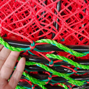 Nasse à crabes géants, nasse à homards, <span class=keywords><strong>filet</strong></span> de pêche portable avec corde, cage de pêche manuelle <span class=keywords><strong>pour</strong></span> crabes - Product Image 6