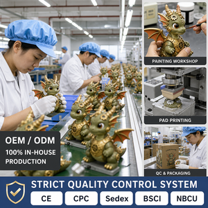 Figurine de <span class=keywords><strong>dragon</strong></span> personnalisée en vinyle, jouet artistique, figurine d'action de collection OEM ODM, produit d'usine - Product Image 2