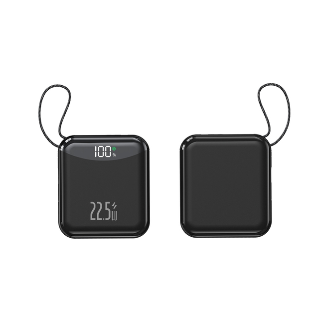 2026 New Trending Wholesale Hot Selling Gifting PD22.5W Portable Power Bank With Dual Built-in Cables Mini Powerstation