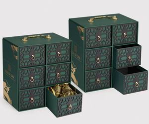 Scatola Regalo di Lusso in MDF per il Nuovo Anno, Confezione per Mooncake, Personalizzabile per Profumi e Cosmetici, con Manico - Product Image 5