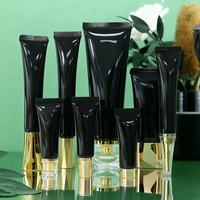 Tubes cosmétiques en HDPE de taille standard, couleur personnalisée, tubes à presser pour crème, kit d'emballage pour soins de la peau, masque facial, nettoyant visage