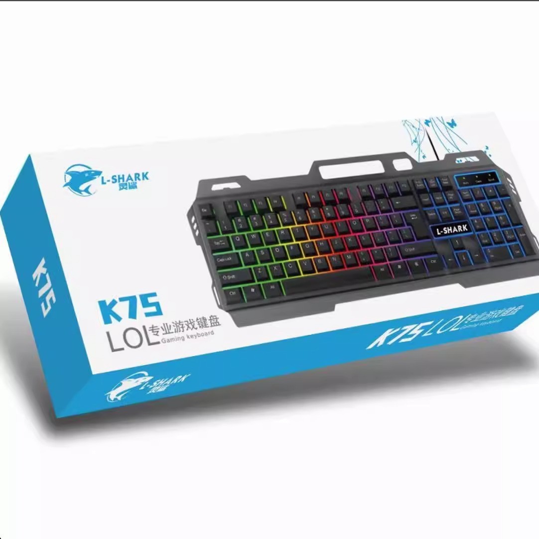 Clavier simple à panneau métallique K75 [Spirit Shark]