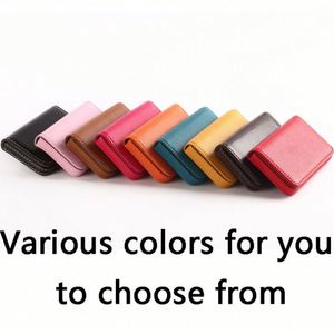 Porte-cartes de visite en PU lavé avec logo personnalisé, porte-cartes en similicuir - Product Image 2