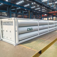 Contenedor Jumbo Skid para Tubos de Aire Comprimido H2 CNG Helio, Precio Directo de Fábrica