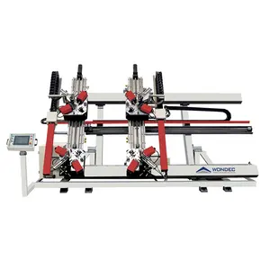 Wondec tự động <span class=keywords><strong>CNC</strong></span> Bốn đầu Góc uốn tóc bồng máy cho cửa sổ nhôm và cửa ra vào sản xuất - Product Image 1