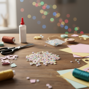 Perline Ilan Multicolore a Forma di Stella 4x7mm per Lavori Artigianali 17g - Product Image 2