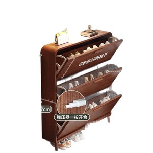 Mueble Zapatero Moderno de Madera con Gran Capacidad de Almacenamiento para Sala de Estar, Apartamento, Hotel y Hogar - Product Image 5