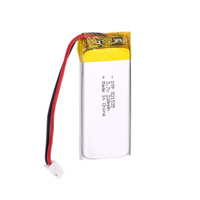 Batterie polymère rechargeable ultra-mince 3,7 V 220 mAh 280 mAh de petite taille 5,4 mm avec connecteurs NTC assemblés pour écouteurs TWS