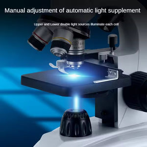 Microscopio Binocular con Luz WF10x 40x-2000x, Microscopio Biológico de Laboratorio para Estudiantes - Product Image 5