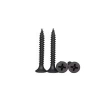 Vis autoperceuses pour plaques de plâtre, tête trompette noire, 3,5 mm x 25 mm, pour panneaux de gypse