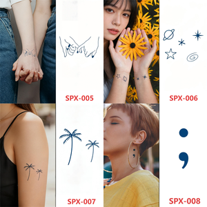 Realistic Cosmetic Long Lasting Water Transfer Body Temporary Sexy <strong>Fake</strong> Semi Permanent Jagua <strong>Tatoo</strong> 15 Days - Product Image 2
