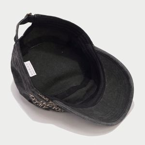 Casquette de baseball vintage en coton délavé pour femme, protection solaire décontractée avec motif brodé pour le camping et la pêche - Product Image 6