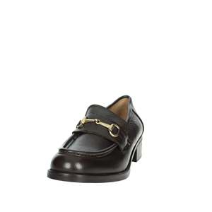Mocassini da Donna Veni Rosetta in Pelle Marrone con Fibbia Dorata, Scarpe Basse - Product Image 6