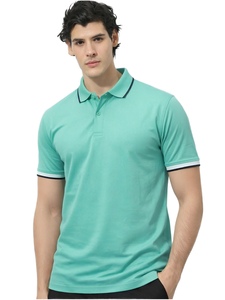 Camiseta Polo de Algodón Piqué 100% Orgánico al por Mayor, Fabricante de Ropa con Logotipo Bordado Personalizado, para Deportes y Eventos Casuales - Product Image 1