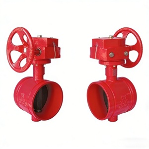 Vanne Red Fire G381X, installation par collier de serrage, PN16, fonte ductile, signalisation spéciale incendie - Product Image 2