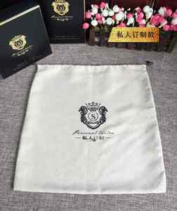 Bolsa de Lujo Personalizada con Cordón, de Algodón Reciclado, Terciopelo y Ante, con Logotipo Personalizado Serigrafiado para Zapatos, Bolsos, Carteras y Accesorios para el Cabello - Product Image 2