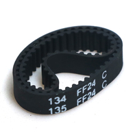 Courroie de distribution en caoutchouc à boucle fermée HTD3M 81/90/96/99/105/108/111~120 mm de largeur, 3/4/5/6/9/10 mm, transmission industrielle