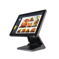 Sistema POS Inteligente para Restaurantes con Pantalla Táctil de 15.1 Pulgadas, Windows 10, Certificación CE/FCC, CPU de Doble Núcleo