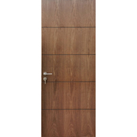 2025 Top Quality Solid Walnut Timber Wooden Door