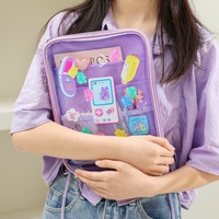Oneup — pochette de rangement pour tablette visuelle en PVC, joli modèle de dessin animé, personnalisé, pour filles et adolescents de 11 pouces, manches pour ordinateur Portable, nouvelle collection