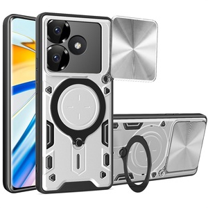 <span class=keywords><strong>Coque</strong></span> d'armure pour <span class=keywords><strong>Xiaomi</strong></span> Poco X6 F5 X4 <span class=keywords><strong>Pro</strong></span> F6 M5 F3 X4 GT K60 K70E Note <span class=keywords><strong>11T</strong></span> <span class=keywords><strong>Pro</strong></span> + Slide Camera Lens <span class=keywords><strong>Protection</strong></span> Stand Back Cover - Product Image 1