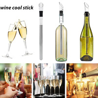 Refroidisseur de vin rouge en acier inoxydable, décanteur, bâton de glace, verseur, boîte cadeau personnalisable, emballage de glaçons à congélation rapide