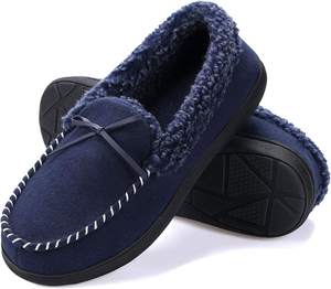 2024 nuovo Design da <span class=keywords><strong>uomo</strong></span> Memory Foam <span class=keywords><strong>pantofole</strong></span> da interno mocassino casa <span class=keywords><strong>pantofole</strong></span> da interno esterno calde <span class=keywords><strong>pantofole</strong></span> invernali - Product Image 1